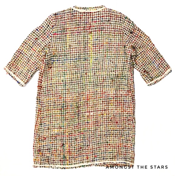 Anthropologie ett:twa Berwyn Tweed Rainbow Jacket - Picture 8 of 8